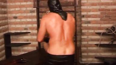 Plastic and sex for the brunette eager for bondage sex - 15 image