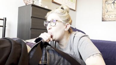 StepMom Sucks My Dick And Gets A Oral Creampie - 13 image