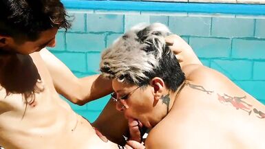 HE BREAKS MY ASS IN THE POOL - 2 image