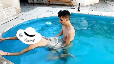 HE BREAKS MY ASS IN THE POOL - 8 image