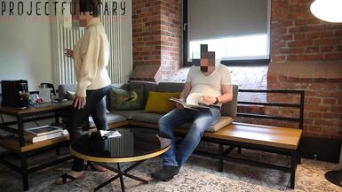 coffee break sex rubber pants turtleneck - projectsexdiary - 2 image