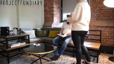 coffee break sex rubber pants turtleneck - projectsexdiary - 3 image