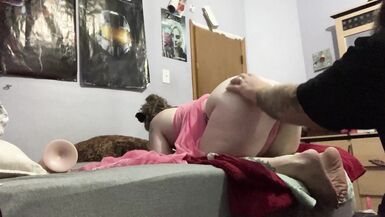 Little bondage time for our fav sub pinky - 3 image