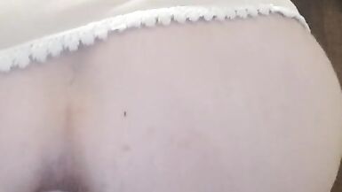 Sensual Sunshine's tight ass gets stretched by a big dildo in HD