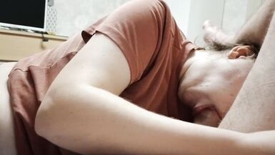 Sexy MILF sucked a beautiful dick - 5 image