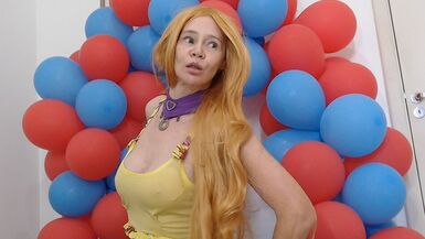 Balloon fetish have fun, cumming, jizzing and BlowUp - 1 image