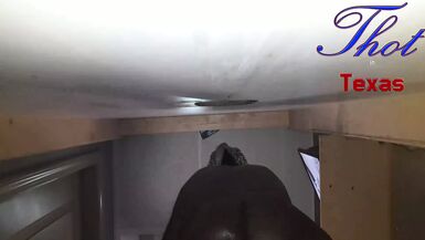 Troia in Texas - Culo e tette grosse Ebony scopa la BBC gigante al Gloryhole - 1 image