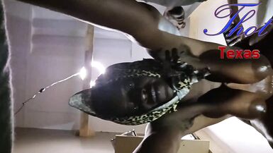 Thot in Texas - Gloryhole Titties Swinging Fucking a BBC - 7 image