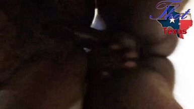 Thot in Texas - Tag Team Fucking on Sexy Ebony Milf - 4 image