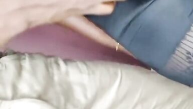 My ebony stepmom seduced me with her thick black pussy - 4 image