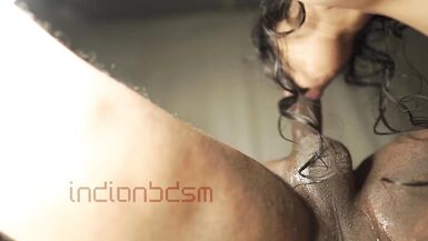 deepthroat Indian girl mouth creampie - 15 image
