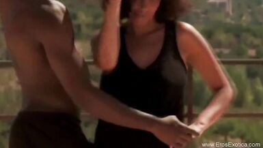 African Lovers Unite Outdoors To Love Make feeling it - 2 image