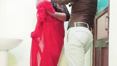 Boss had sex inside the office bathroom with Hot Milf - 15 image