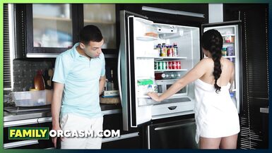 Exotic Milf Having a Second Round with her Stepson at Kitchen, Kourtney Kai, Myles Long