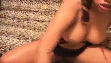 Filming while the busty Kandi is pleasured by a big cock - 1 image