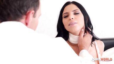 Doctor Makes Russian Bombshell Kira Queen Feel Better after Hardcore Pussy Pounding in the Bedroom - 2 image