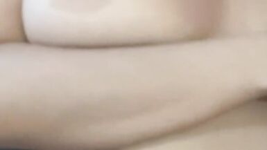 Awesome Bouncing Titties On Amateur Brunette feeling it - 2 image