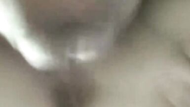 Awesome Bouncing Titties On Amateur Brunette feeling it - 5 image