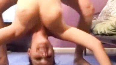 Awesome Bouncing Titties On Amateur Brunette feeling it - 9 image