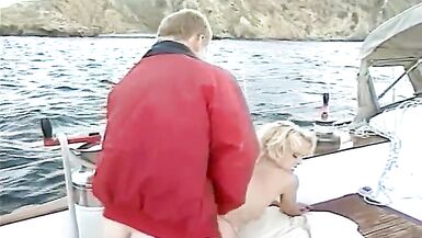 The blonde slut Anastasia pleasured by a big cock on the