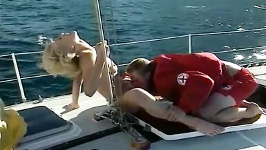 The blonde slut Anastasia pleasured by a big cock on the - 3 image