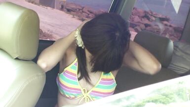 Hot Teen Japanese got banged on the beach - 7 image