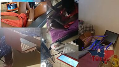Thot in Texas - Homemade Black Ebony Home Alone going Crazy - 1 image