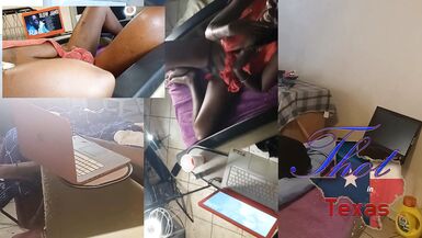 Thot in Texas - Homemade Black Ebony Home Alone going Crazy - 5 image