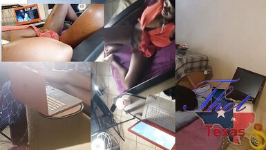 Thot in Texas - Homemade Black Ebony Home Alone going Crazy - 6 image