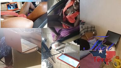 Thot in Texas - Homemade Black Ebony Home Alone going Crazy - 7 image