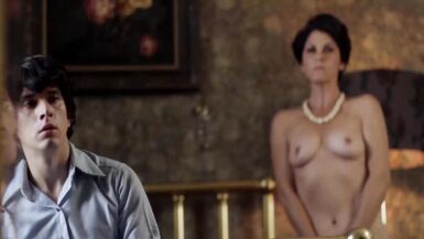 Cougar mommy and stepson having sex on vacation - 12 image