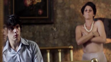 Cougar mommy and stepson having sex on vacation - 5 image