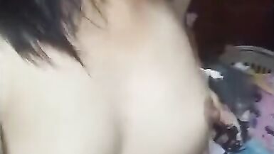 Asian Chinese girl alone and horny at home Masturbating long video 2 - 2 image