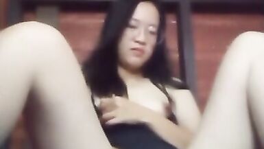 Asian Chinese Girl Alone And Horny At Home Masturbating  Long Video 4 - 4 image