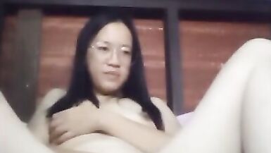 Asian Chinese Girl Alone And Horny At Home Masturbating Long Video 5 - 4 image