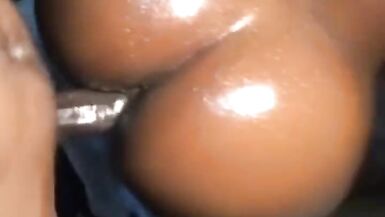 Phat ass slim thick ebony fucked from the back - 13 image