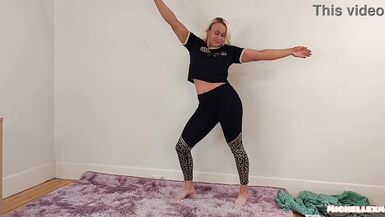 Hot milf gym clothes try on haul - 8 image