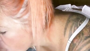 Blowjob/mouth fuck watch him gag me