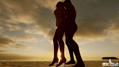 3DXChat - Romantic California - Wet Mommy (Relax version) - 1 image