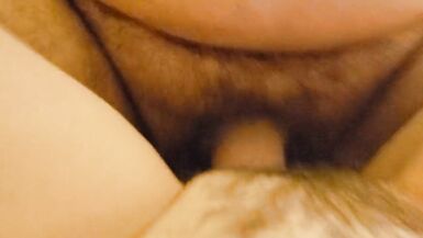 Anita Coxhard teases Mike Coxhard's cock until he cums all over the camera - 15 image