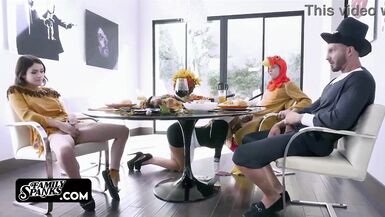 Family Dinner Went Over a Naughty Familiar Orgy - 8 image