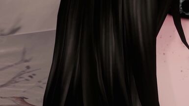 Sweet Romantic kiss and cuddle VR Virtual Goth GF comforts you during thunderstorm viewer POV - 15 image