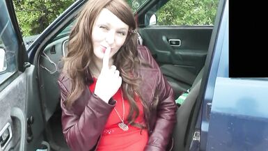 Piss. Pissing. Golden Rain. Urine. Milf pissing from car, in nature, in toilet. Fetish. Stockings. High heels. Squirt - 3 image