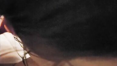 Sexy slut swallows daddy's whole dick while he fucks her throat - 3 image