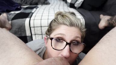Milf Gives Nice Blowjob With Rimjob At End - 14 image