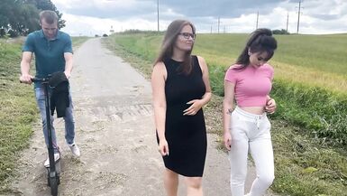 casual meeting on the street, ended with cum in pussy MILF - 2 image
