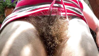 Hairy Pussy Girl Smoking outdoor smoking fetish videos - 6 image