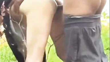 Watching her Getting banged in the woods by the lake - 14 image
