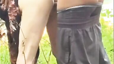 Watching her Getting banged in the woods by the lake - 2 image
