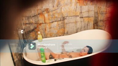 Amateur Tattooed Milf Fingers Tight Pussy In Bathtub and Squirts - Francesca Valentine - 6 image